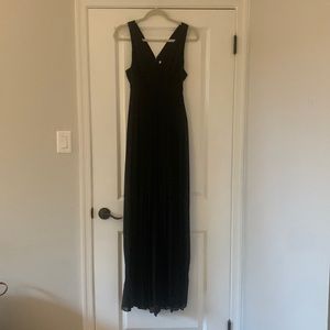 Long black BCBG dress
